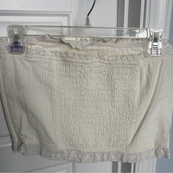 Altar'd State Ivory Floral Embroidered Crop Top - Picture 3 of 6